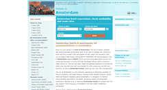 Desktop Screenshot of hotelsofamsterdam.net